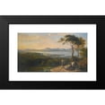 thumbnail image 2 of John Glover 18x12 Black Modern Framed Museum Art Print Titled - View of Port Glasgow and Greenock on the Firth of Clyde, the Argyll Hills Beyond, 2 of 5