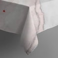 thumbnail image 4 of White Gray Red Marble Pattern Rectangle Tablecloth 60"x102",Waterproof Polyester Rectangle Table Cloth, Wipeable Spillproof Polyester Tablecloth for Dining, Camping, Indoor and Outdoor, 4 of 6