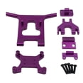 thumbnail image 4 of Kit de parachoques delantero para coche RC con soporte de metal para Wltoys 124018, escala 1:12 Púrpura, 4 of 9