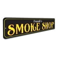 thumbnail image 3 of Smoke Shop Novelty Sign, Metal Wall Decor - 4x18 inches, 3 of 4