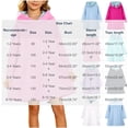 thumbnail image 3 of XYAIYT Long Sleeve Dresses for Girls Solid Color Long Sleeve Knee Length Dress Comfy Lightweight Kids Clothes, 3 of 6