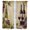 Burgundy, Moss, Brown, Merlot, variant on Red Wine Kitchen Curtains 63 Inch Length, Grapes Rustic Bottles Farmhouse Italian Manor Tiers Curtains for Living Room Berdoom Bathroom, Light Filtering Drapes Window Treatment 2 Panels 42"Wx63"L
