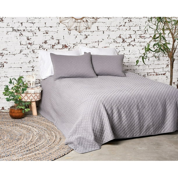 Jersey Gray Twin Quilt