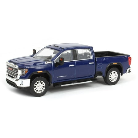 1/64 2022 GMC Sierra 2500HD SLT, Pacific Blue, Diecast Exclusive 51561-B