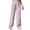 Purple, variant on Inleife Drawstring Pants for Women Fashion Women's Casual Waist Loose Long Pants Keep Warm Solid Length Pants