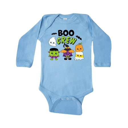 

Inktastic Halloween Boo Crew Trick or Treating Gift Baby Boy or Baby Girl Long Sleeve Bodysuit