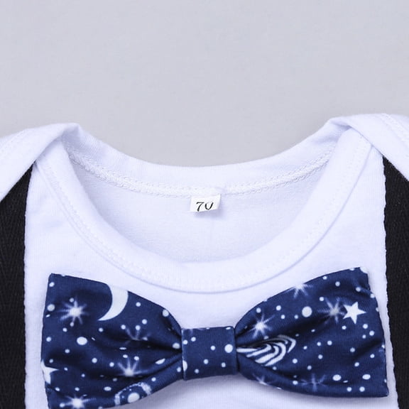 Vedolay Boys Short Sets Boys Summer Outfits Short Sleeve T-Shirt & Shorts Sets Playwear Clothes 2 Piece,White 6-12 Months