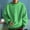 Green, variant on KANG Hoodless Sweatshirt Fleece Pullover Long Sleeve Crewneck Casual Athletic Top For Streetwear Gym Workout Comfortable