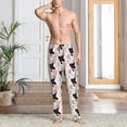 thumbnail image 3 of Cauagu Pigs Mens Pajama Pants Sleep & Lounge Pants,PJ Bottoms with Pockets-Medium, 3 of 7