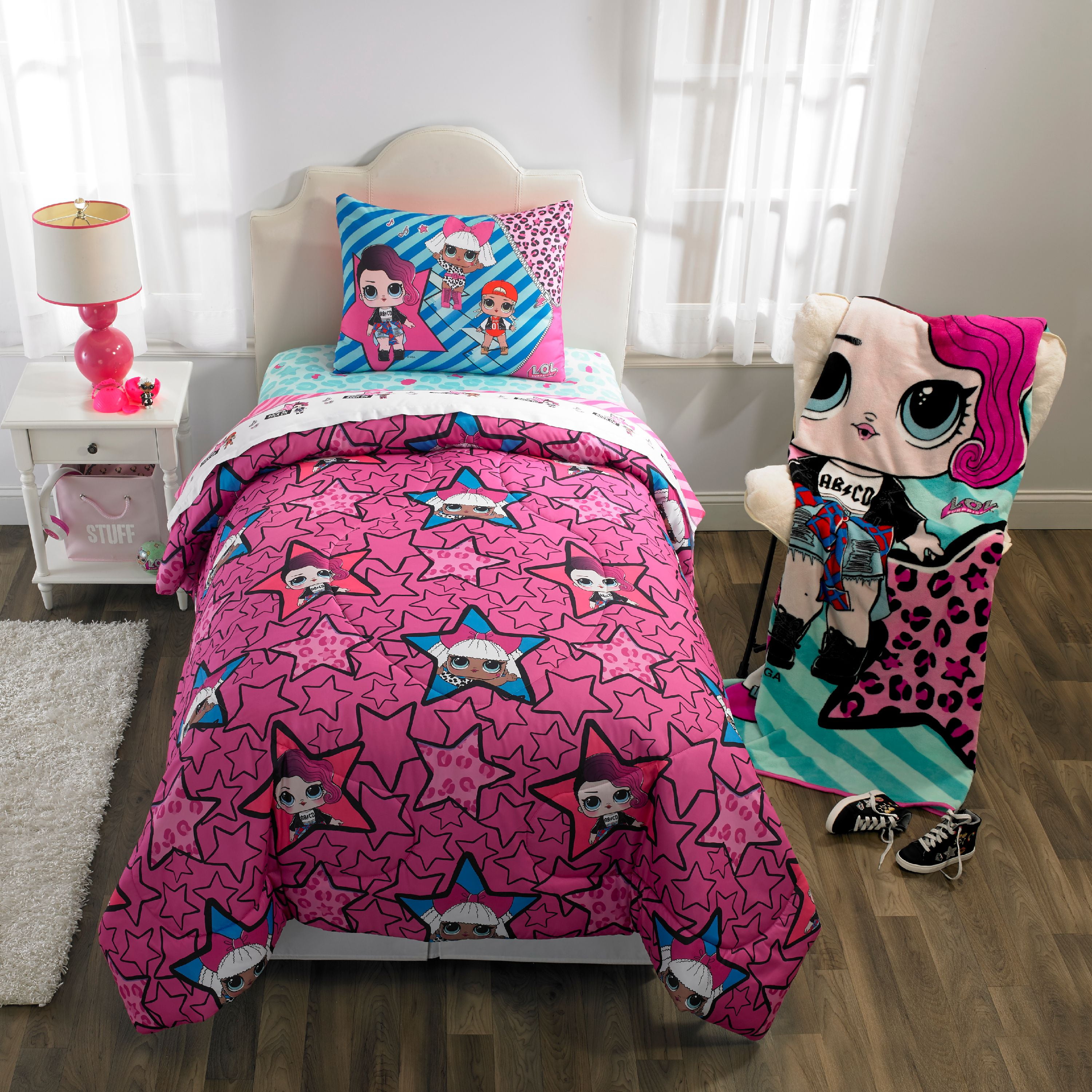 Lol doll twin comforter set hotsell