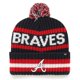 thumbnail image 1 of 47 Mlb Gorro Unisex Con Pompón De Punto Con Logotipo Principal De Bering Para Adultos (Atlanta Braves), Talla Única, 1 of 1