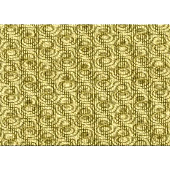 Ahgly Company Indoor Rectangle Patterned Dark Yellow Green Area Rugs, 2' x 3'
