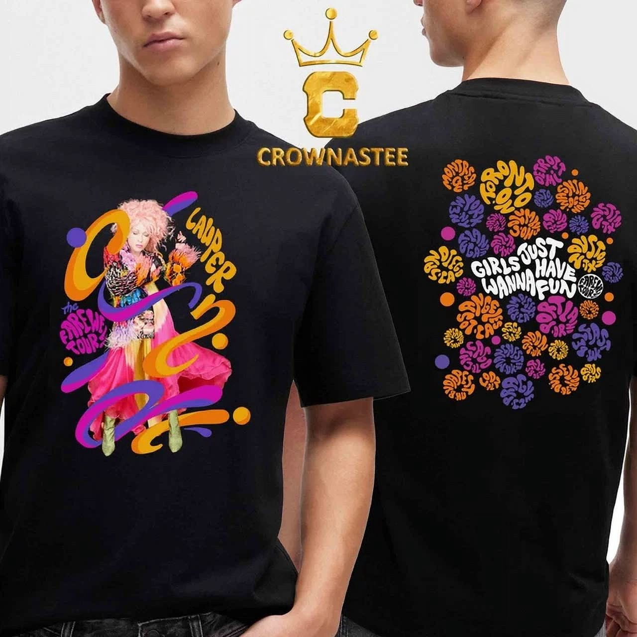 未使用品】シンディ・ローパー Farewell Tour Tシャツ Sサイズ CYNDI 