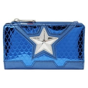 Loungefly Marvel Shine Captain America Cosplay Flap Wallet