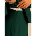 thumbnail image 5 of INSPIRE CHIC Two Pieces Suits for Women's Business Peplum Blazer Jacket Mini Pencil Skirt Sets L Dark Green, 5 of 5