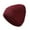 Wine2, variant on ktowifly Fleece Lined Knitted Caps for Women Men Winter Warm Thermal Ribbed Solid Color Ribbed Trendy Hat