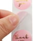 thumbnail image 4 of Uxcell 1 Inch THANK YOU Stickers 1000 Piezas Etiquetas Rosadas 2 Rollos, 4 of 4