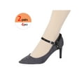 thumbnail image 4 of INSPIRE CHIC Women's Detachable Adjustable Anti-Slip Shoe Straps with Buckle Glossy black 20.5cm/8.07", 4 of 4