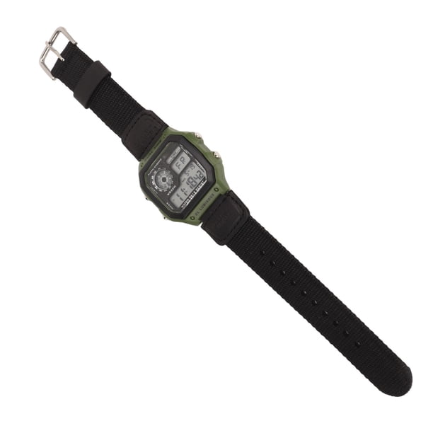 Reloj deportivo digital Jadeshay para hombre Lienzo verde WR30M