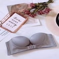 thumbnail image 4 of Push Up Strapless Bras for Women Strapless Front Buckle Lift Bra Strapless Underwear Bras Non Slip Invisible Bra, 4 of 6