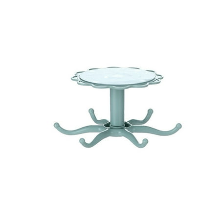 

Nokiwiqis 6 Hook Kitchen Holder Punch-Free Space-saving Storage Rack Top Plate Rotating Hook