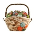 thumbnail image 1 of EIMELI Bunny Pot de Plantes Succulentes Style Rustique en Céramique avec Poignée, 1 of 15