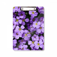 thumbnail image 1 of Flores púrpura hermoso romantico Portapapeles Carpeta de escritura Placa de soporte A4, 1 of 4