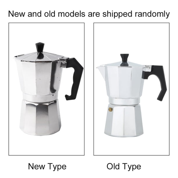 zhangqiuzhi 6 Cups Aluminum Moka Pot Octagonal Coffee Cup Maker