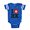 Royal Blue, variant on CafePress - I Love HK - Cute Infant Baby Football Bodysuit