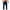 Navy, variant on Turilly Men's Elastic Pants Solid Color Breathable Cotton Linen Loose Casual Pants