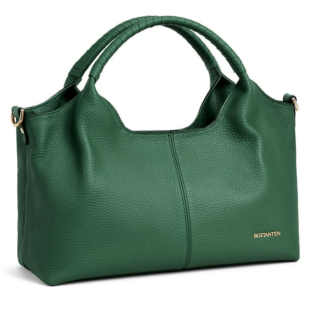Bolsos de cuero BOSTANTEN, bolsos de diseño para mujer, color verde