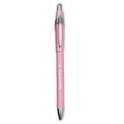 "Write for Hope" Edition FlexGrip Elite Ballpoint Pen, Retractable, Medium 1 mm, Black Ink, Pink Barrel, Dozen | Bundle of 2 Dozen