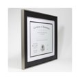 thumbnail image 2 of Lawrence Frames Lawrence Document Picture Frame 8.5" x 11" Polystyrene Black 530311, 2 of 3
