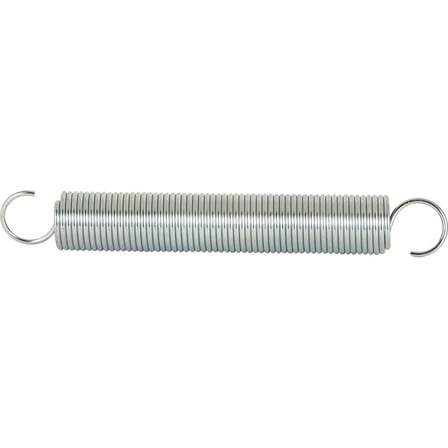Handyman Extension Spring, 1-1/16 in. x 7 in., 0.105 in. Diameter, Open Single Loop
