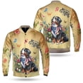 thumbnail image 3 of Bernese Mountain Dog Celebrates Spring and Enjoys a Happy Easter All Over Print 3D Baseball Jacket Berner Lover Gifts Bomber Jacket Softball - 02001, 3 of 6