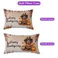 thumbnail image 5 of Happy Thanksgiving Dachshund Welcome Thankful Fall Autumn Pumpkin Quilt Pillowcase Wiener Dog Lover Gifts Idea Throw Pillow Cover Bed Home Decor - 02021, 5 of 5