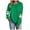 Green, variant on TTUHYWXI Retro Santa Sweatshirt for Women Vintage Christmas Fleece Linend Sweaters Crewneck Oversized Long Sleeve Tops (Pink, L)