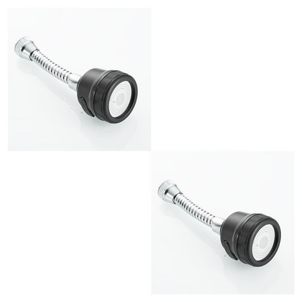 Yuarrent Extensor de grifo Giratorio de 360 grados de alta presión Adaptador de grifo antisalpicaduras Conector de extensión Boquilla No.04 2piezas Yuarrent CBP160876