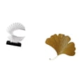 thumbnail image 5 of Wave Sculpture Leaf Wall Art Resin Ornament Modern Decor for Living Room Bedroom Office Home Display, 5 of 8