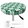 thumbnail image 4 of Fotbe Happy saint Patricks day Pattern Stool Covers Round,Waterproof Round Bar Stool Covers Bar Chair Covers Washable Stool Cushion Slipcover for 12-14 Inch Chair-14 inch, 4 of 7