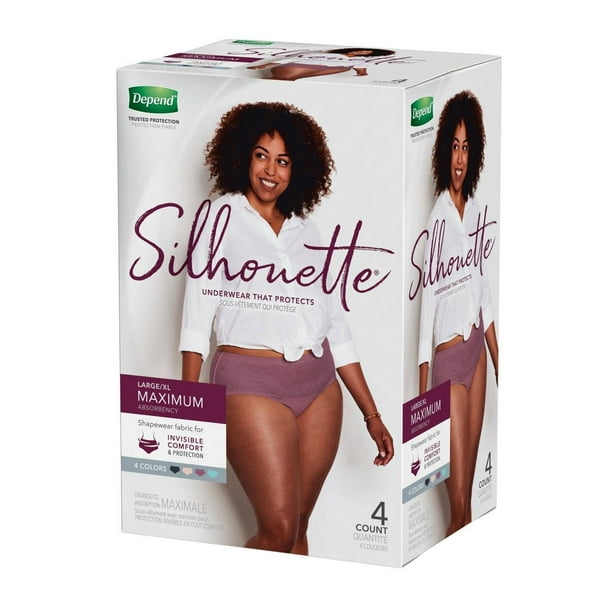 Depend Silhouette Incontinence and Postpartum Underwear for Women