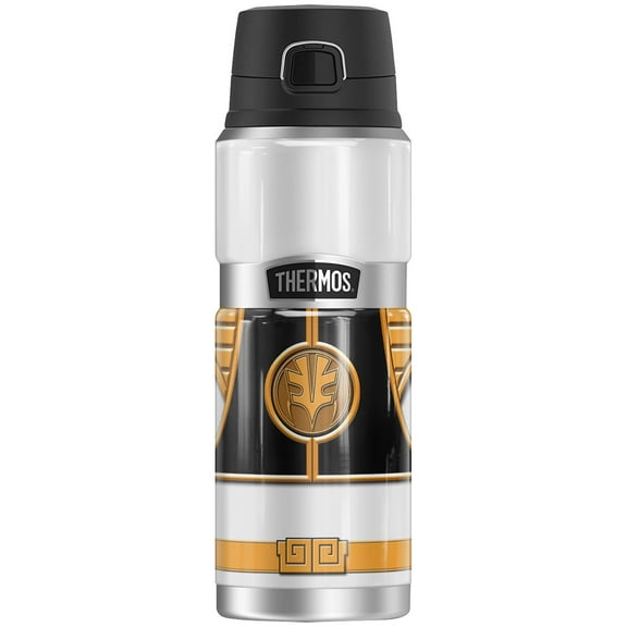 Power Rangers White Ranger THERMOS STAINLESS KING Stainless Steel Drink Bottle, Vacuum insulated & Double Wall, 24oz