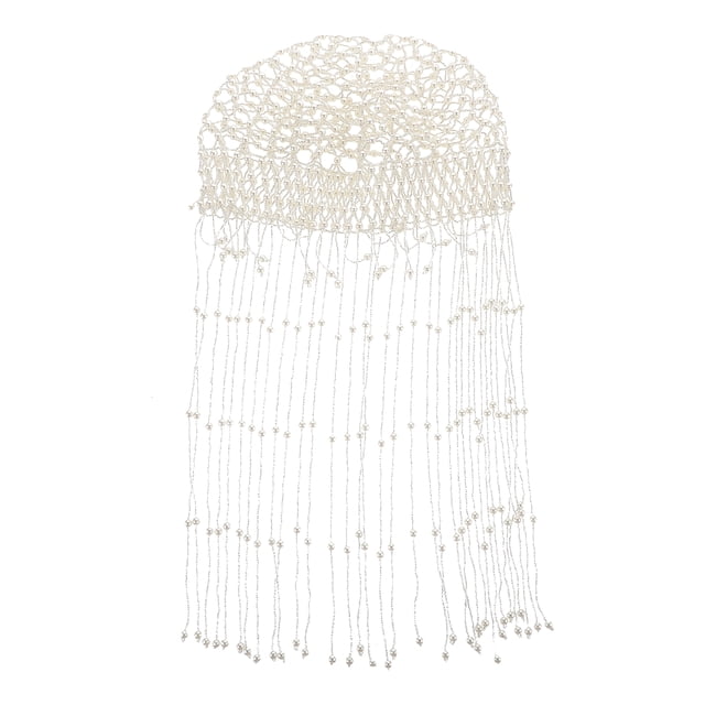 MasteelfCA Chapeau Chic à Franges Style Délicat Perle pour Femmes Robe de Mariage Formelle