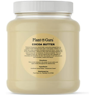 Natural Raw Cocoa Butter 3 lbs. Solid Bag - AROMA DEPOT