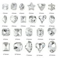 thumbnail image 4 of 10x/Set Irregular Shape Nails Art Charms Pointed Bottom Rhinestones Heart Charms Crystals Charms, 4 of 6