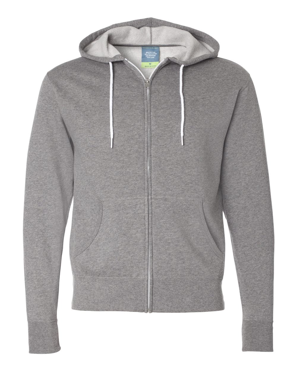 Independent Trading Co. Unisex Lightweight Full-Zip Hooded
