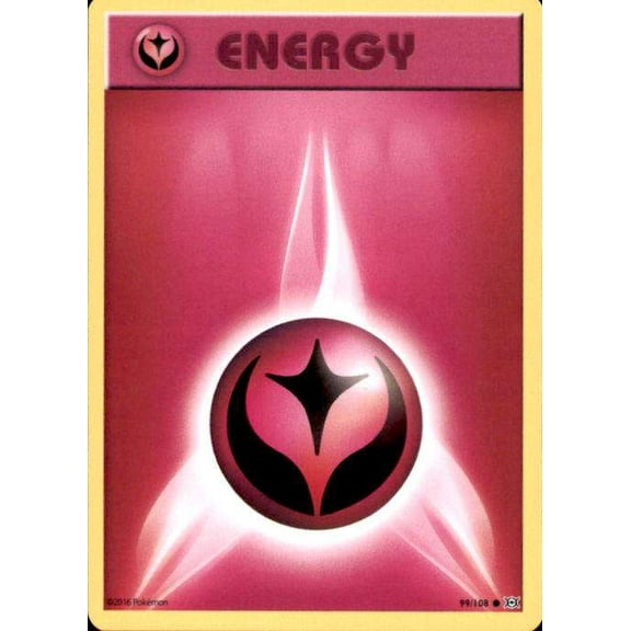 Pokemon Evolutions Common Fairy Energy #99