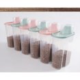 thumbnail image 3 of Plastic Pet Dog Cat Food Container Bucket With Measuring Cup Sealed Moisture-proof Outdoor Travel Portable Food Storage Container, 3 of 7