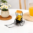 thumbnail image 2 of Hytrove Adorno De Vintage En Metal Amarillo Ideal Para Y Oficina, 2 of 8