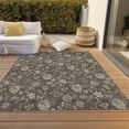 thumbnail image 6 of Addison Rugs Chantille Indoor/Outdoor Transitional Floral Chocolate Washable Rectangle Rug, 3' x 5', 6 of 6